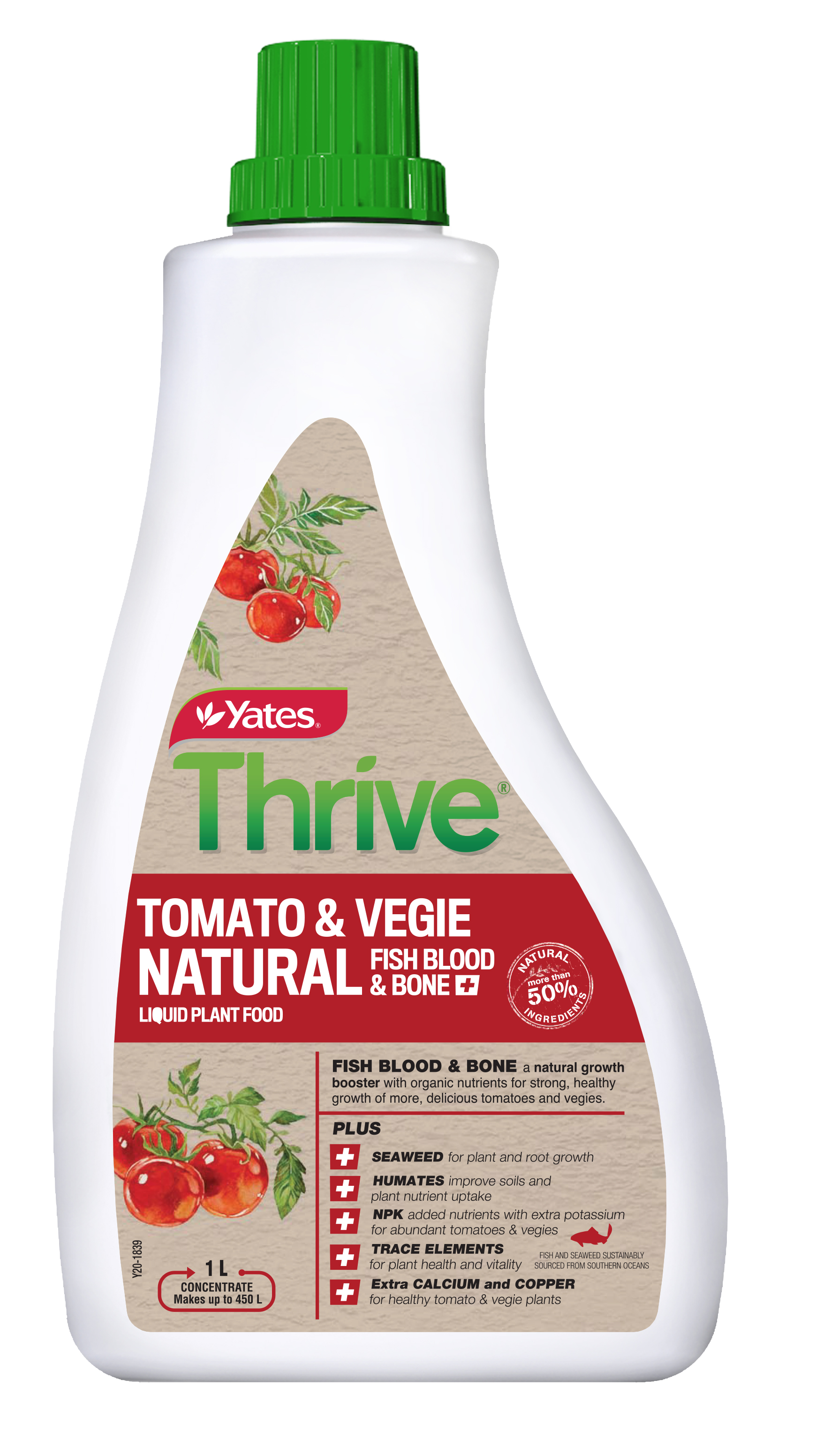 Yates Thrive Natural Tomato &amp; Vegie Plant Food Concentrate